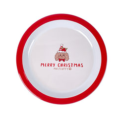 Himake Mr.fluffy Cartoon Pattern Design Melamine Kids Plate Kids Dinnerware Custom Melamine Dinner Plates