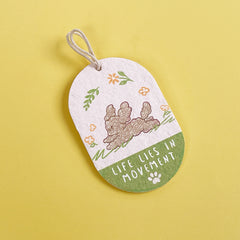 Himake Compressed Wood Pulp Cute Cartoon Mr.fluffy Cleaning Dishwashing Sponge for Kitchen Reusable Sponges Quick Drying for Kitchens