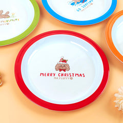 Himake Mr.fluffy Cartoon Pattern Design Melamine Kids Plate Kids Dinnerware Custom Melamine Dinner Plates