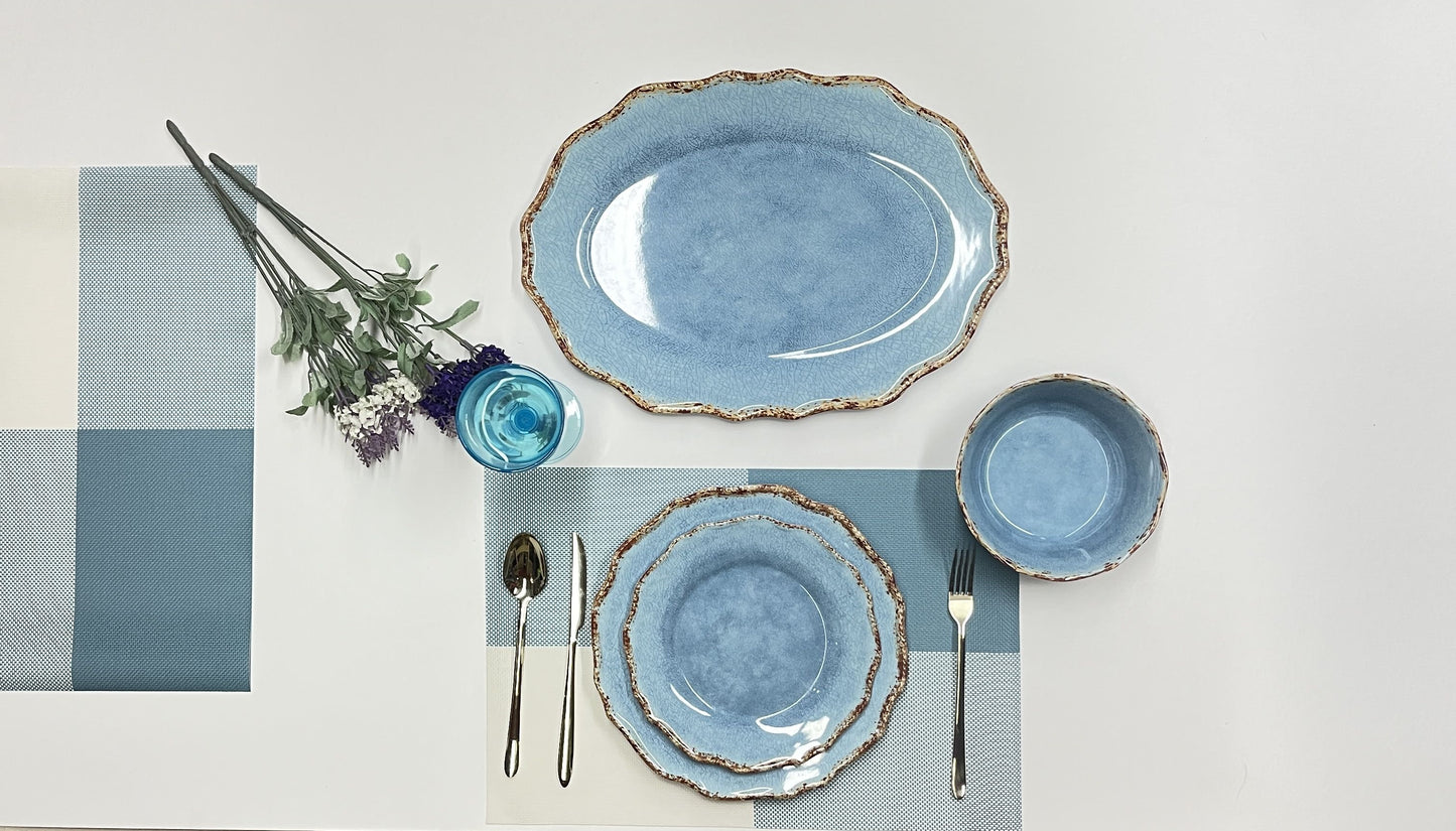 Wavy edge set
