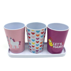 Wholesale High Quality Party Plastic Drinking Melamine Family Children Food Grade Cartoon Cup
