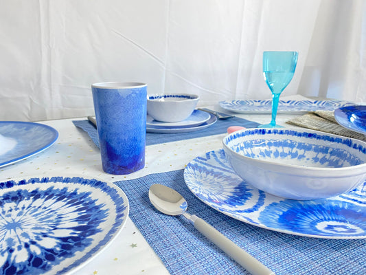 The most beautiful combination of blue and white