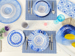 The most beautiful combination of blue and white