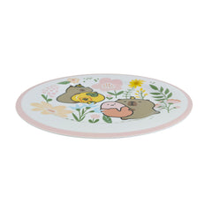 Cartoon Kapibara Themed Cutlery Set Cute Capybara Party Melamine Plate Decor for Valentine's Day Celebration
