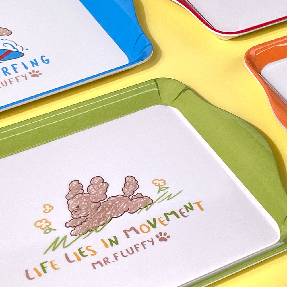 Melamine Ins-Style Tray - Water Cup, Fruit Snack Plate, Coffee Plastic Storage Dish, Kids Food Photography Plate, Dining Plate