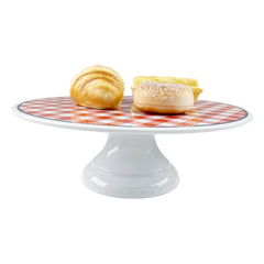 Melamine Plate Metal 2 Tier Cake Stand Set Dessert Display Decor Serving Platter for Party Wedding Birthday