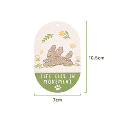 Himake Compressed Wood Pulp Cute Cartoon Mr.fluffy Cleaning Dishwashing Sponge for Kitchen Reusable Sponges Quick Drying for Kitchens