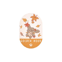 Himake Compressed Wood Pulp Cute Cartoon Mr.fluffy Cleaning Dishwashing Sponge for Kitchen Reusable Sponges Quick Drying for Kitchens